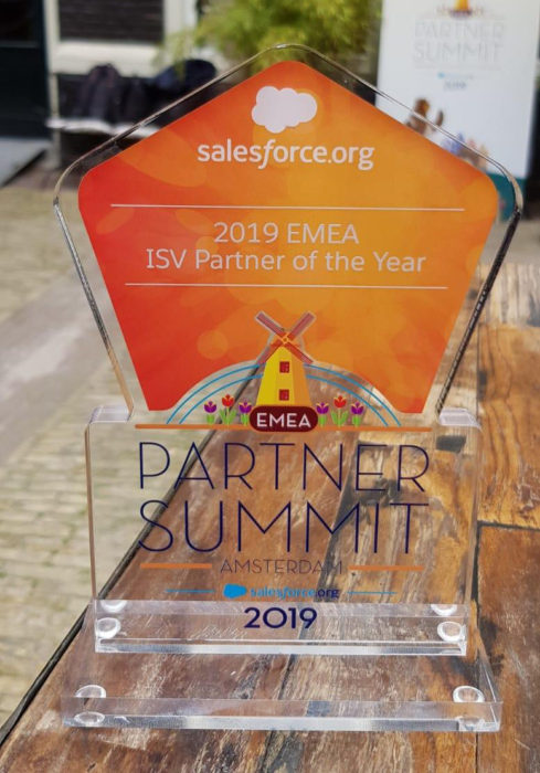 Vera Solutions 2019 EMEA Salesforce Partner of the Year
