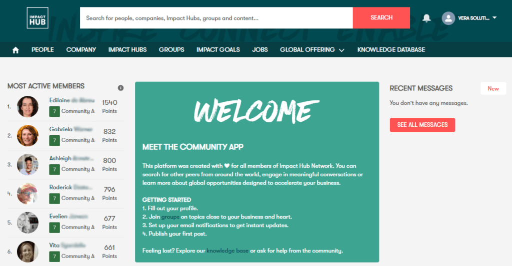 Impact Hub Salesforce Community | Vera Solutions