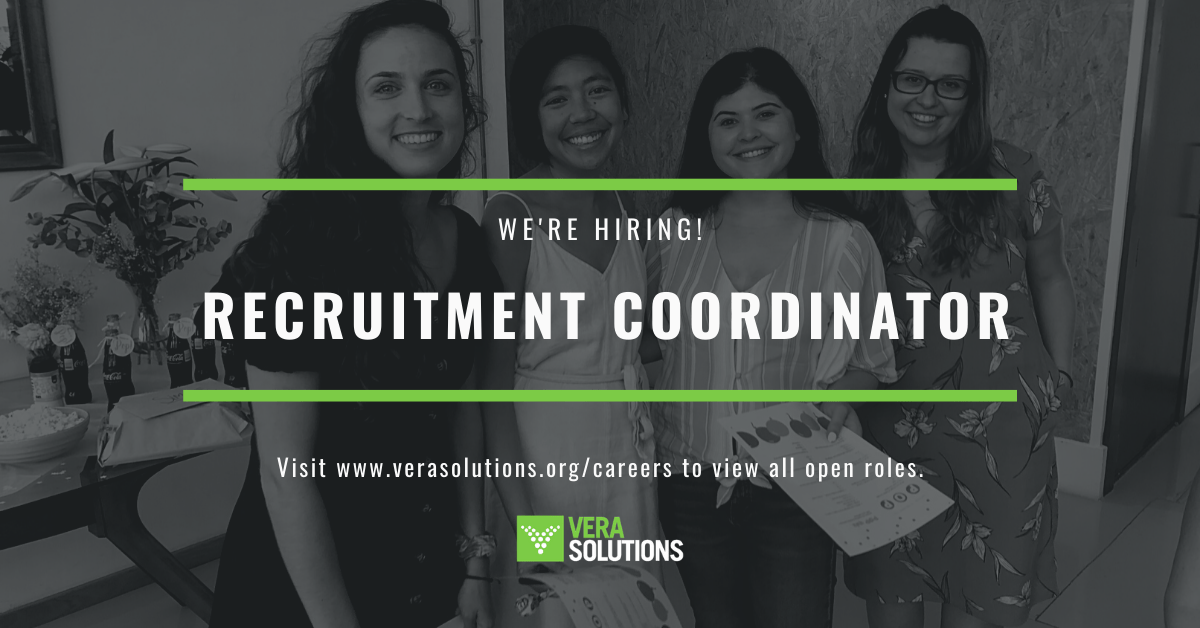 Recruitment Coordinator | Vera Solutions Jobs