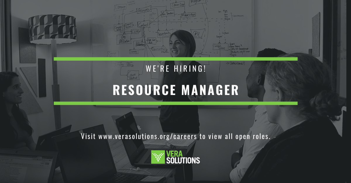 Resource Manager | Vera Solutions Jobs
