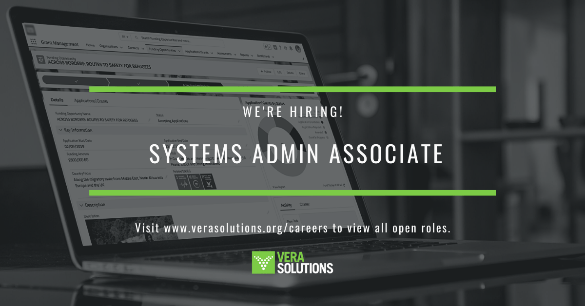 Systems Admin Associate | Vera Solutions Jobs