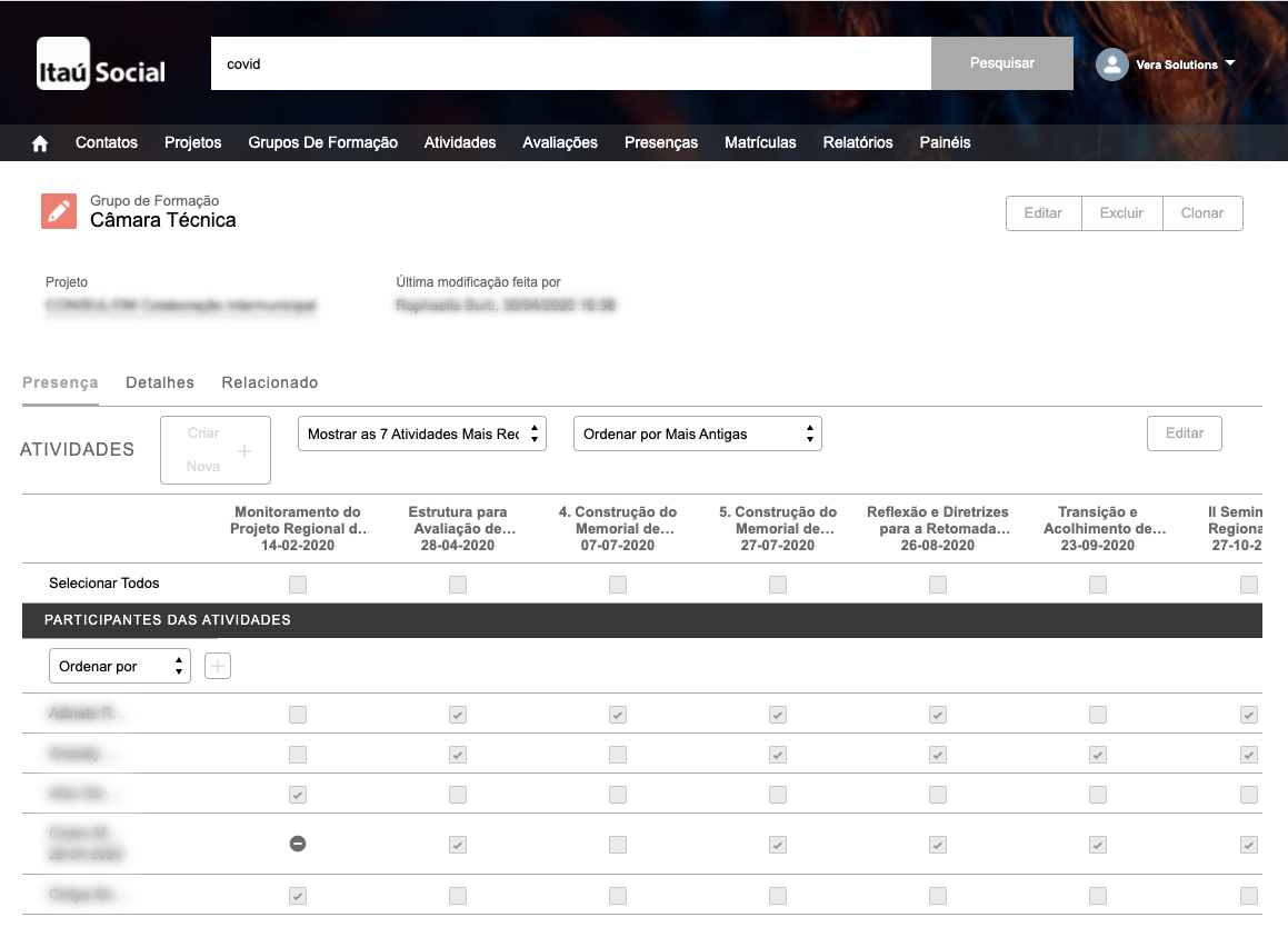 Itaú Social | Monitoring & Evaluation System