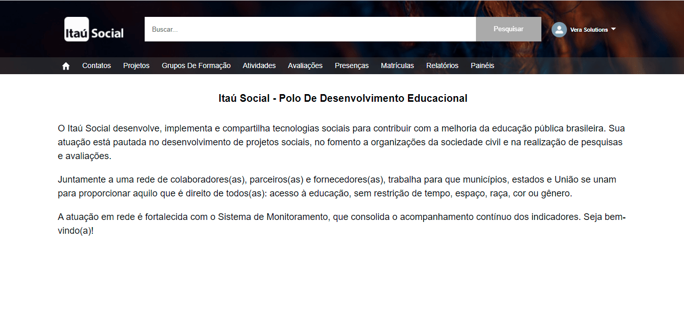 Itaú Social | Monitoring & Evaluation System