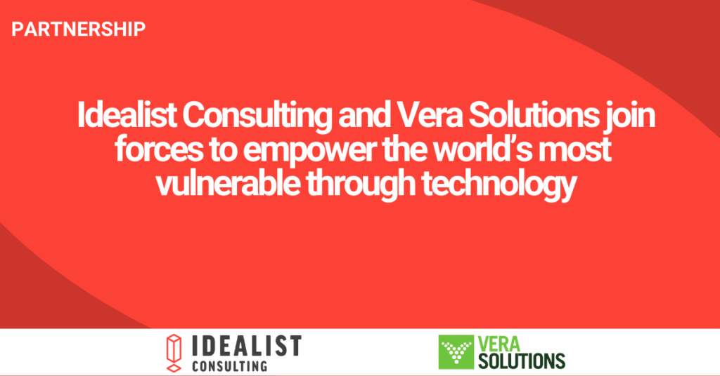 Idealist Consulting and Vera Solutions Announce Partnership