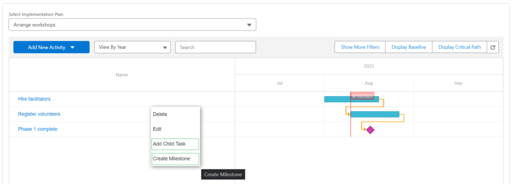 Quickly Create Child Tasks & Milestones on the Activities Lightning Web Component