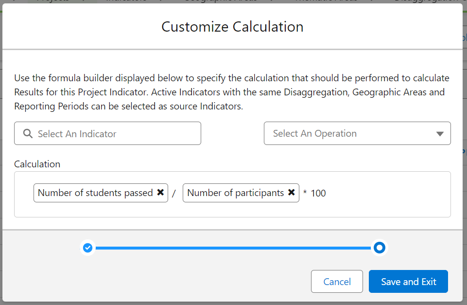 Customize Calculation