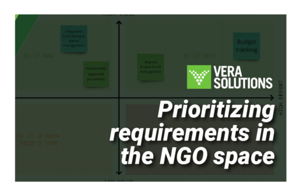 Prioritizing requirements in the NGO space